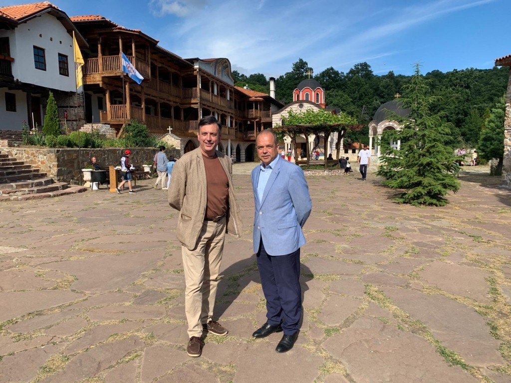 Иван Анчев и Горан Благоев гостуваха на Гигинския манастир