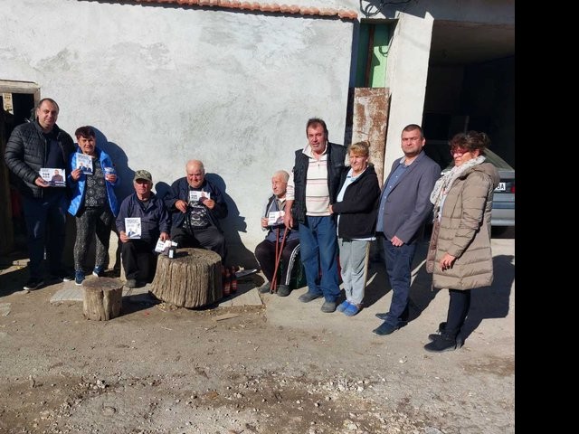 Кандидатите на Коалиция “Национално обединение на десницата” посетиха с. Вълнари