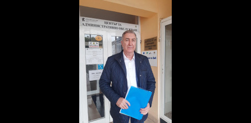 Огнян Ценков подаде в РИК – Видин документите за регистрация на кандидатдепутатската листа на Национално обединение на десницата