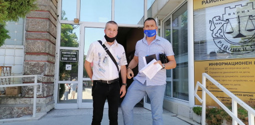 Водачът на Републиканци за България Панайот Кискинов внесе жалба за клевета в Районна прокуратура - Варна срещу местен журналист