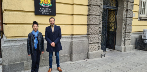 Ангел Рангелов и Елена Атанасова внесоха листата на Национално обединение на десницата РИК - Бургас
