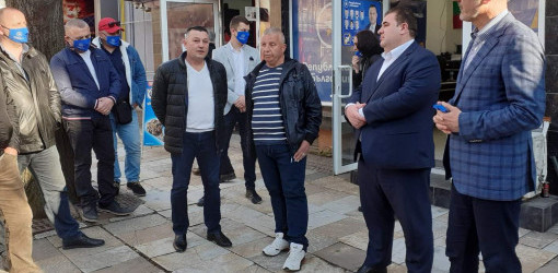 Цветан Цветанов и Павел Вълнев призоваха за висока избирателна активност в Търговище