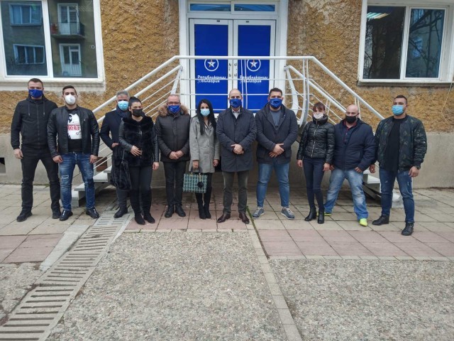 Цветан Цветанов проведе работни срещи в област Кюстендил и откри офис в Бобошево